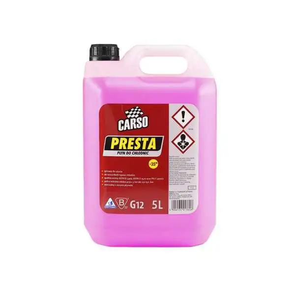 CARSO PRESTA Liquide de refroidissement -35°C, rouge, 5 L