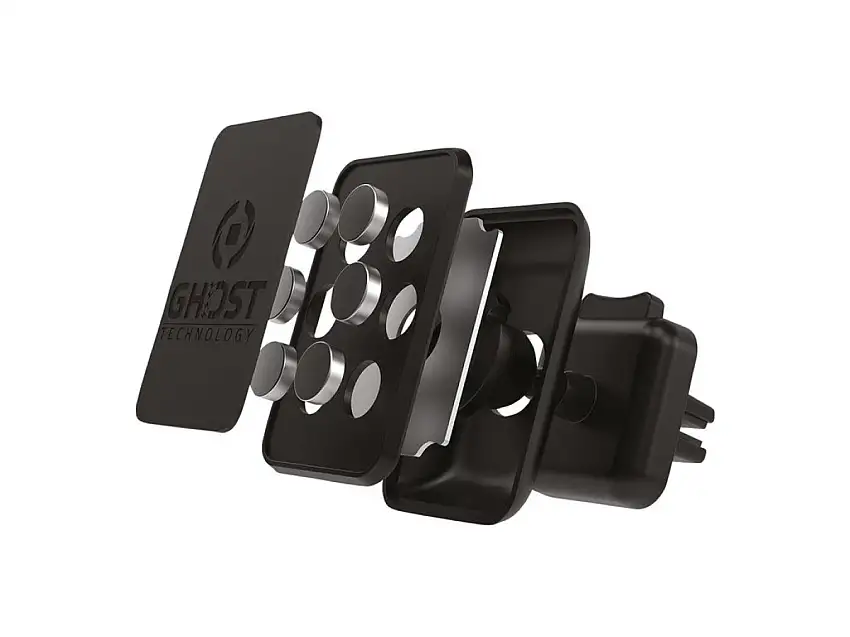 SUPPORT TéLéPHONE MAGNéTIQUE CELLY GHOST PLUS XL POUR GRILLE D’AéRATION