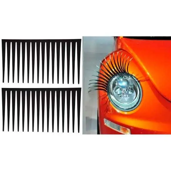 Cils de phare autoadhésifs Simoni Racing  Noir  Lot de 2 pièces