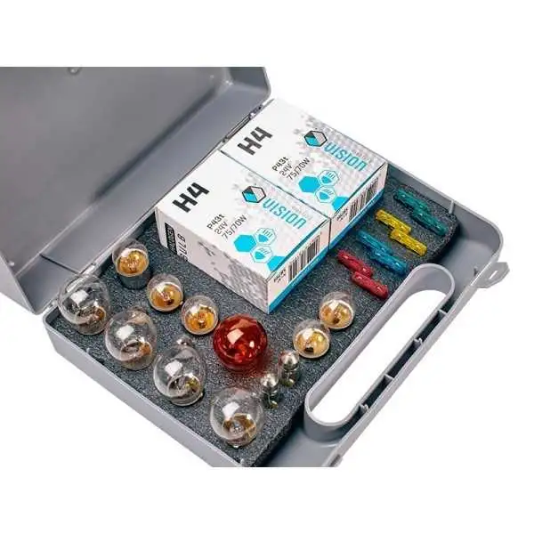 Coffret d'ampoule VISION 2x H4 24V 75/70W + 22 éléments