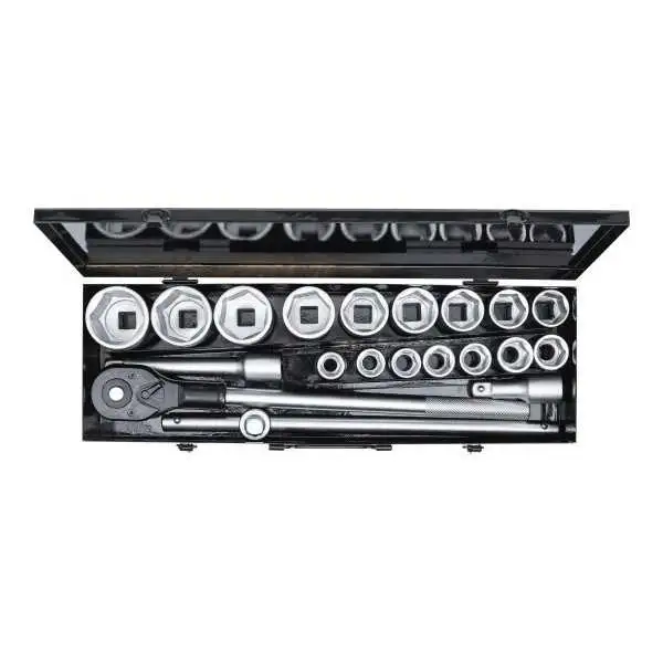 Coffret de douilles 20 mm 3/4" 19 50 mm 20 pièces