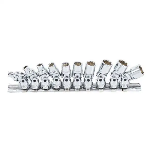 Coffret de douilles articulées 6 3 mm 1/4" 5 13 mm 10 pièces