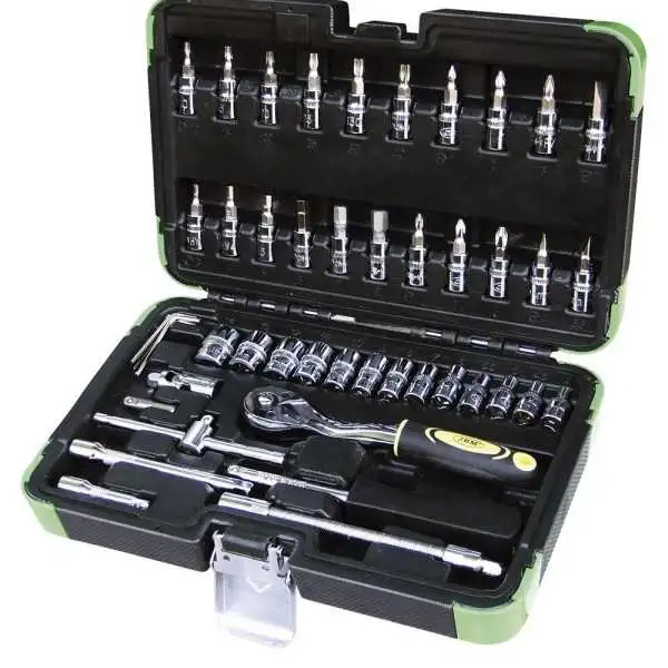 COFFRET DE DOUILLES DE 46 PIÈCES 6 PANS