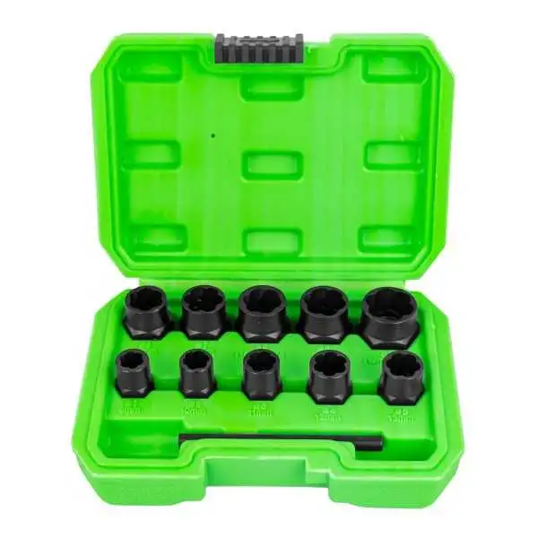 COFFRET DE DOUILLES TWIST DE 3 8 EXTRACTION D ÉCROUS ENDOMMAGÉES