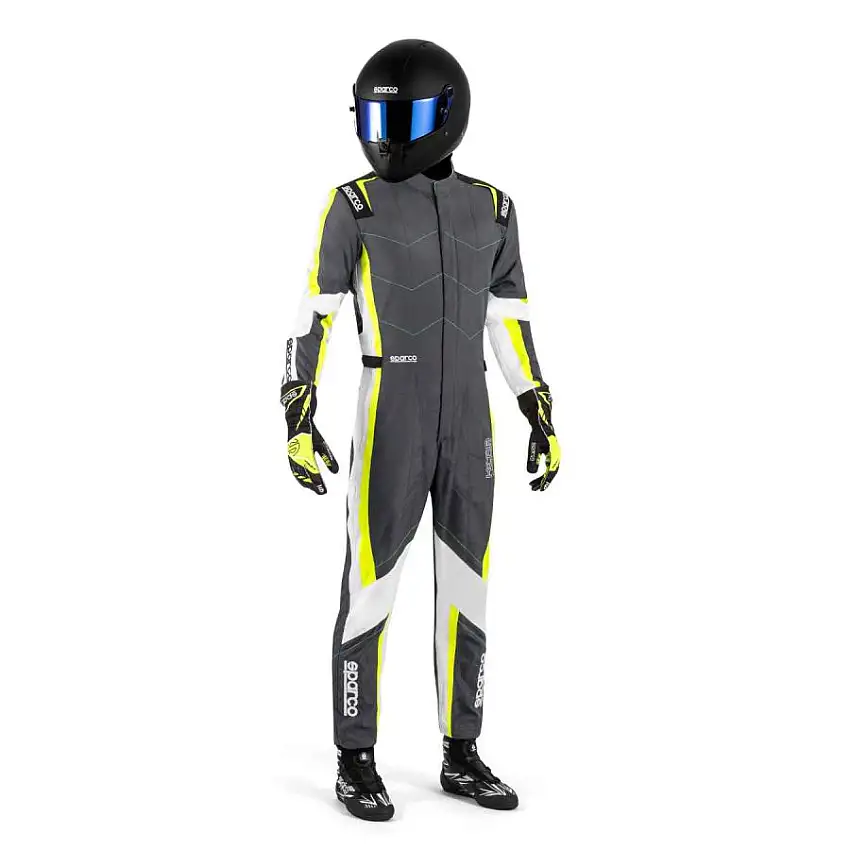 Combinaison Karting SPARCO KERB ADVANCED FIA 8877 2022 Gris Jaune