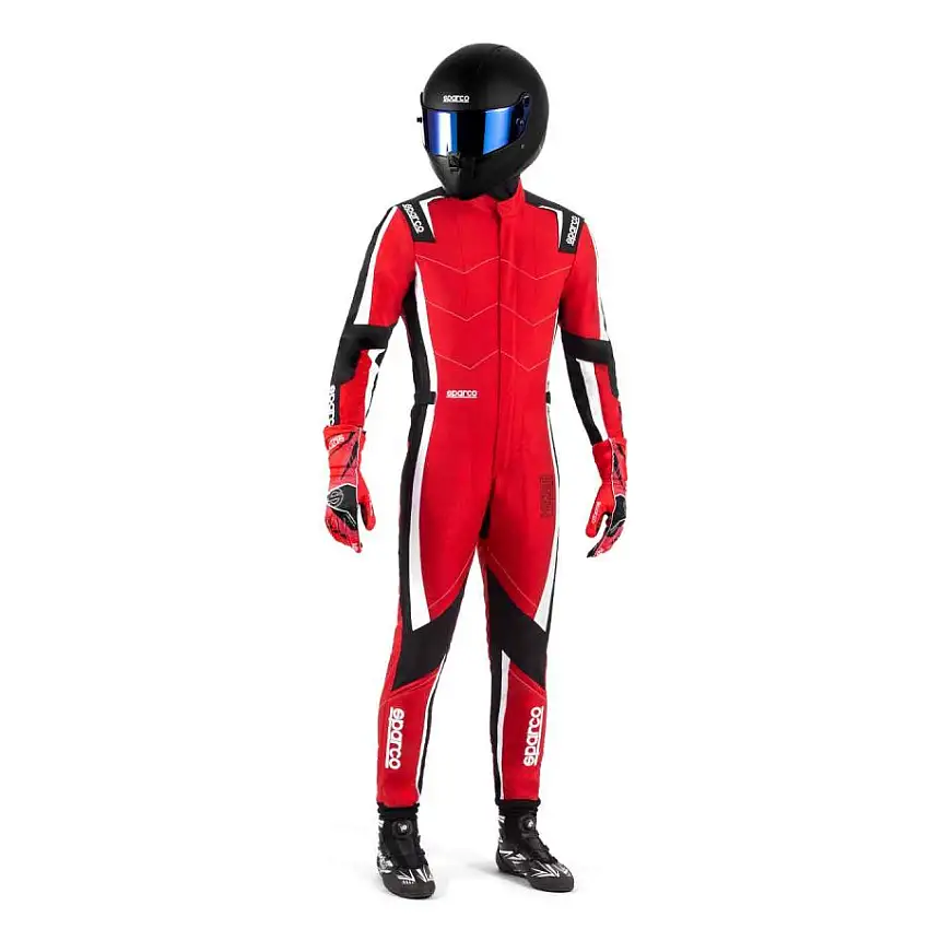 Combinaison Karting SPARCO KERB ADVANCED FIA 8877 2022 Rouge Noir