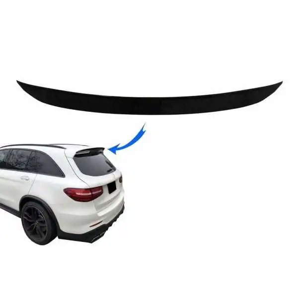 Aileron arrière Toit Add-On pour Mercedes GLC X253 SUV 2015+ Noir brillant