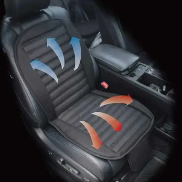 Coussin de siège chauffant et rafraîchissant AutoStyle Comfortline  Noir  1224V  103x50cm