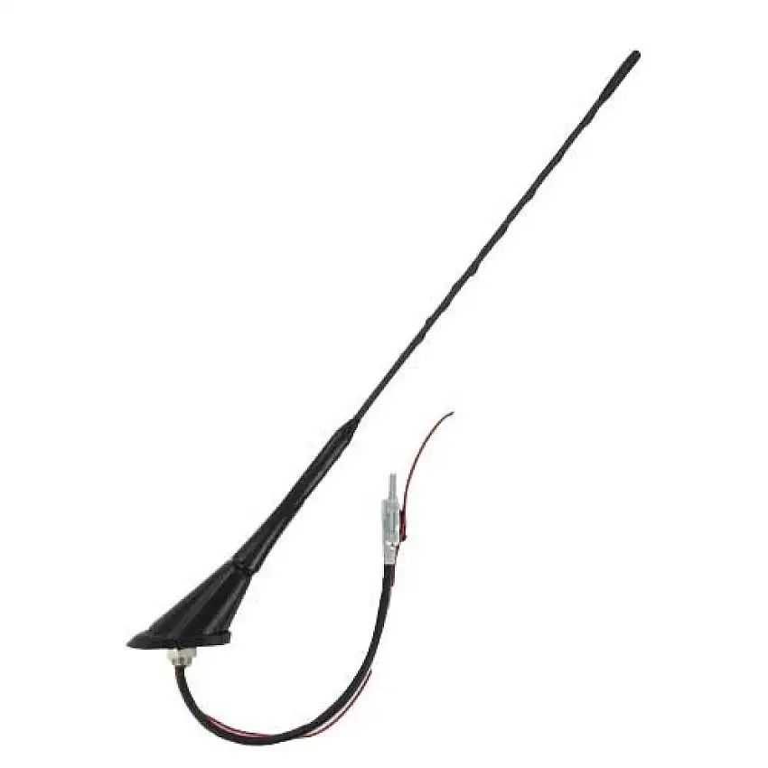 ANTENNE DE TOIT SINATEC 16V NOIRE ACTIVE 52° AVEC AMPLIFICATION