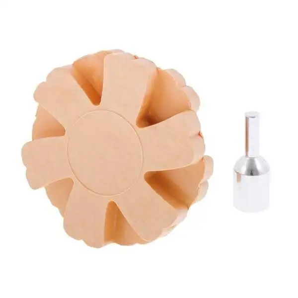 Disque en caoutchouc pour enlever la colle, FI 90 mm, ondulé, filetage M8