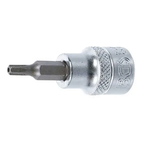 Douille à embouts 10 mm 3/8" profil T pour Torx avec perçage T20