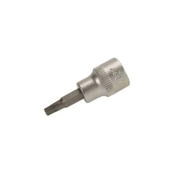 Douille à embouts 10 mm 3/8" profil T pour Torx avec perçage T27