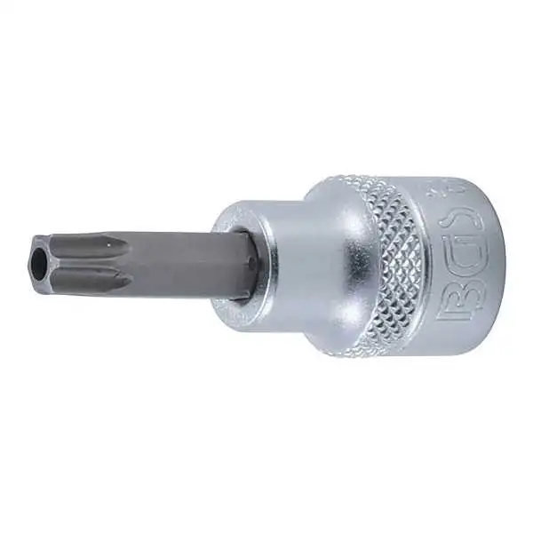 Douille à embouts 10 mm 3/8" profil T pour Torx avec perçage T40