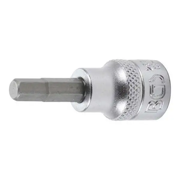 Douille à embouts 10 mm 3/8" six pans intérieurs 6 mm