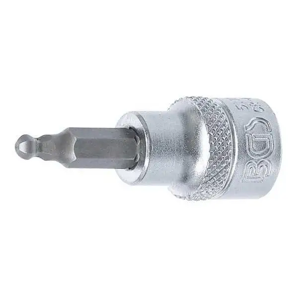 Douille à embouts 10 mm 3/8" six pans intérieurs avec tête sphérique 4 mm