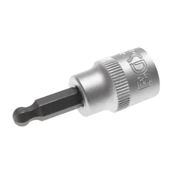 Douille à embouts 10 mm 3/8" six pans intérieurs avec tête sphérique 5 5 mm