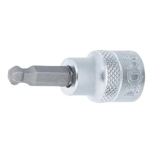 Douille à embouts 10 mm 3/8" six pans intérieurs avec tête sphérique 6 mm