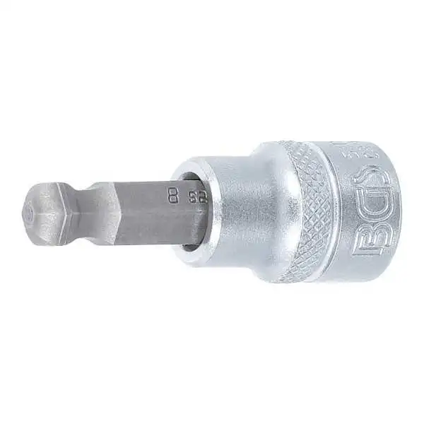 Douille à embouts 10 mm 3/8" six pans intérieurs avec tête sphérique 8 mm