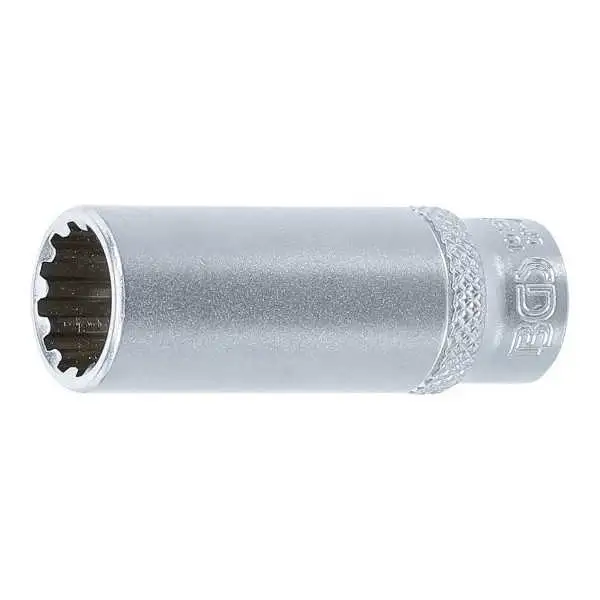 Douille pour clé Gear Lock longue 6 3 mm 1/4" 12 mm
