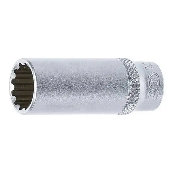 Douille pour clé Gear Lock longue 6 3 mm 1/4" 13 mm