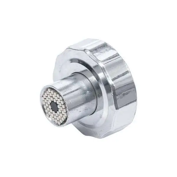 Douille universelle avec poignée rotative à fonction cliquet réversible 7 19 mm
