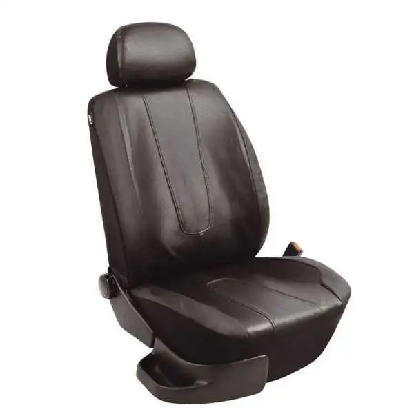 Ensemble de housses de siège Simoni Racing Type M sièges avant  Cuir artificiel noir  6 pièces