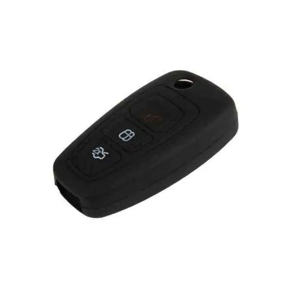 Étui à clés en silicone, Ford, noir