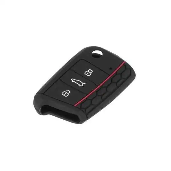 Étui à clés en silicone, VW - nouveau type, noir
