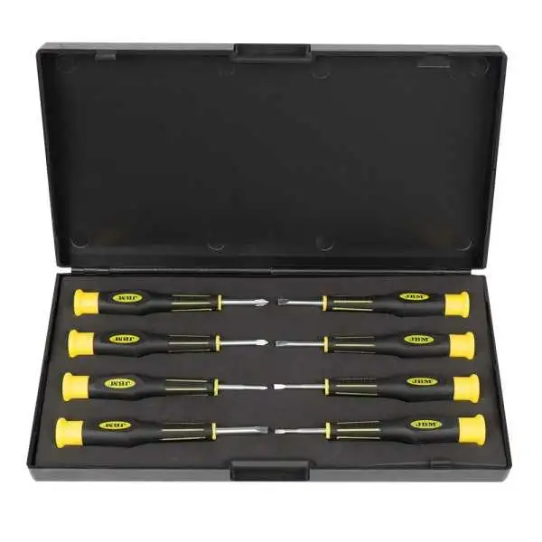 ETUI DE 8 TOURNEVIS DE PRECISION COURTES