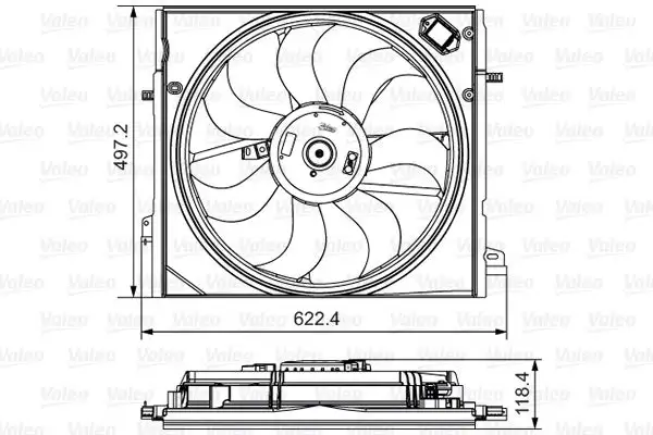 Ventilateur, refroidissement du moteur VALEO 698582