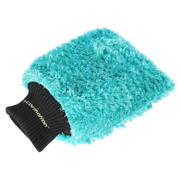 Gant en chenille fine pour lavage voiture