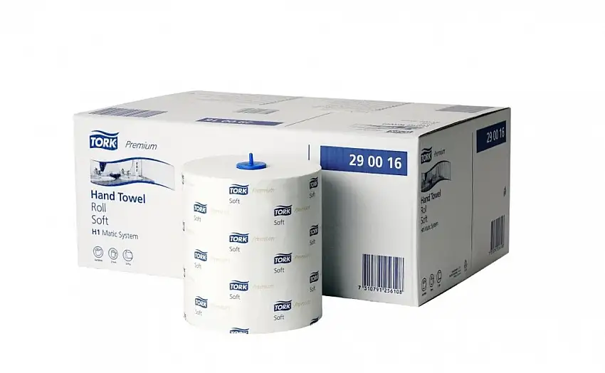 ROULEAU D’ESSUIE-MAINS TORK PREMIUM 2 PLIS H1 6 ROULEAUX AVEC TECHNOLOGIE QUICKDRY