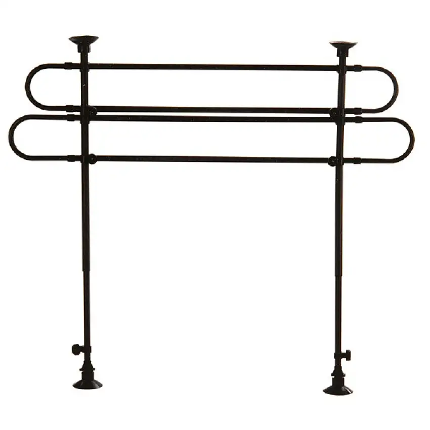 GRILLE DE SéPARATION POUR CHIEN CARPOINT VOITURE RéGLABLE NOIR 90-145CM 60-110CM