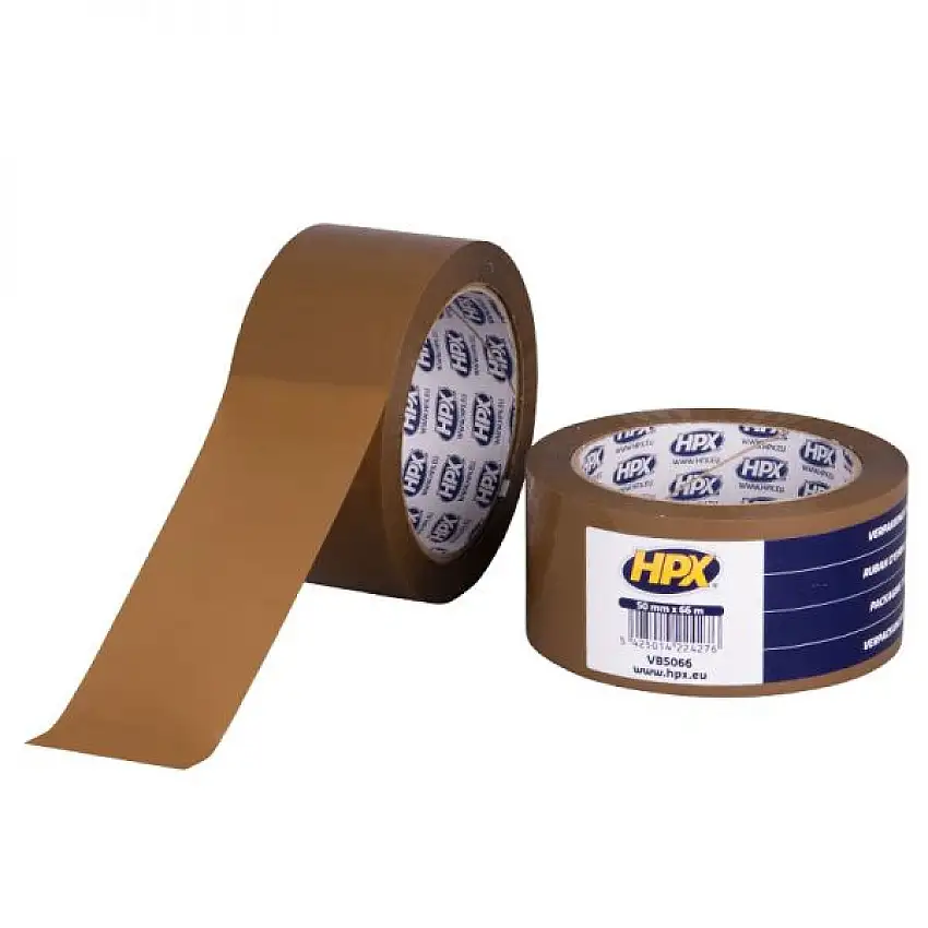 RUBAN D'EMBALLAGE HPX BRUN 50MM X 66M à FORTE ADHéRENCE