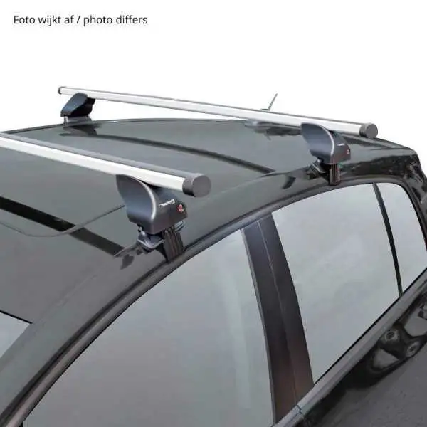 Jeu de barres de toit Twinny Load Steel S37 pour divers CitroënPeugeot pour voitures sans barres de toit