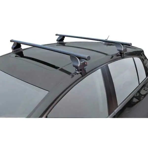 Jeu de barres de toit Twinny Load Steel S52 pour Renault Megane IV 2016  Volkswagen TRoc 2017 sans gardecorps