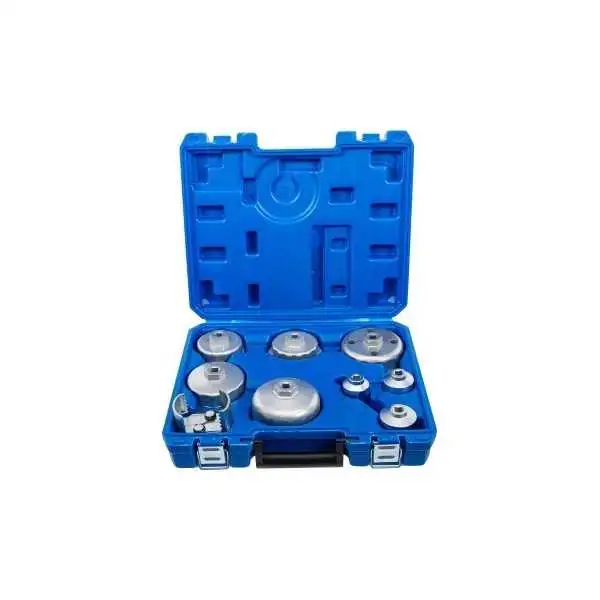 Jeu de clés à filtres cloches Ø 27 88 8 mm 9 pièces