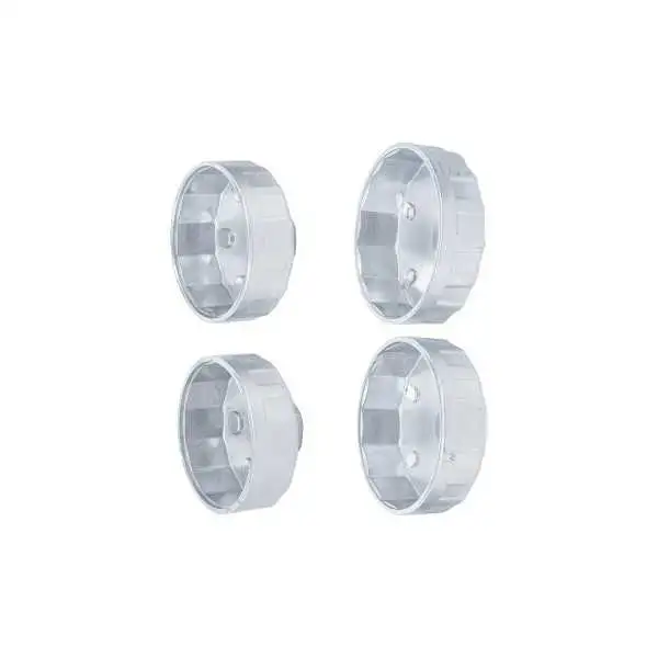 Jeu de clés à filtres cloches Ø 65 75 mm 4 pièces