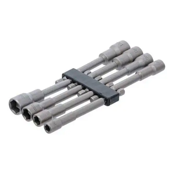 Jeu de douilles à choc six pans extra longues 6 3 mm 1/4" pour perceuses 6 13 mm 8 pièces