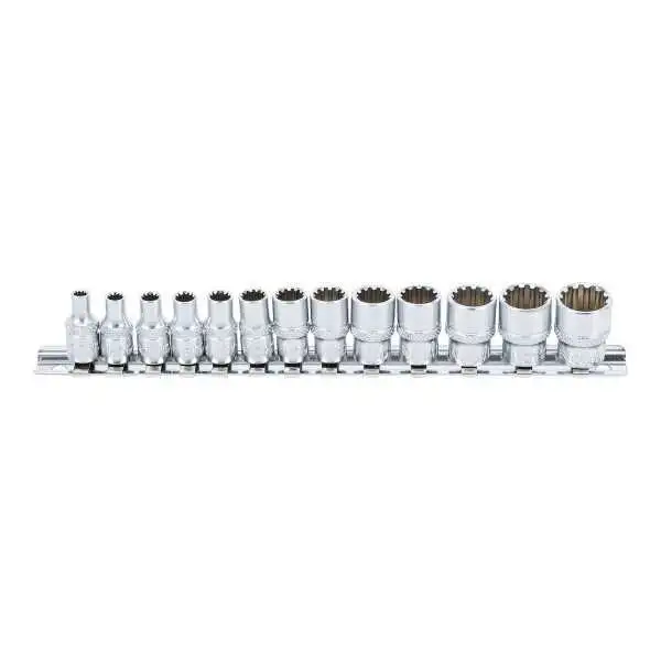 Jeu de douilles Gear Lock 6 3 mm 1/4" 13 pièces