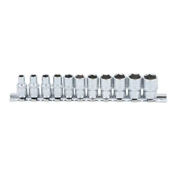 Jeu de Douilles six pans 6 3 mm 1/4" en pouces 11 pièces