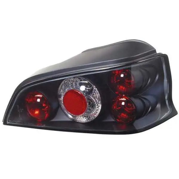 Jeu de feux arrière adaptable à Peugeot 106 1996  Noir