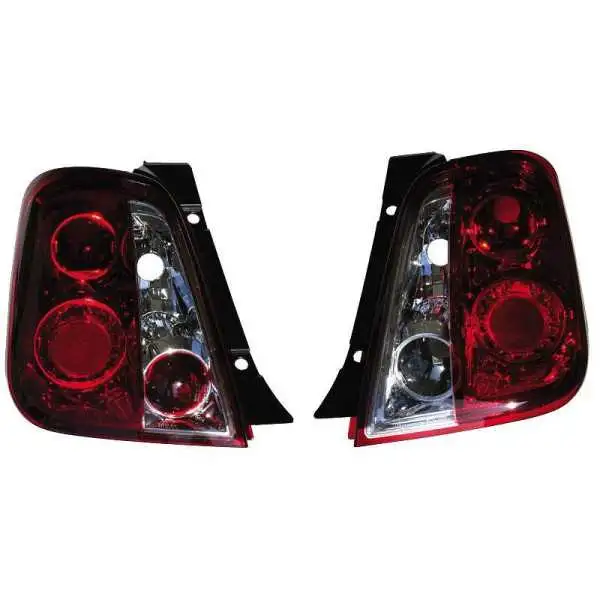 Jeu de feux arrière pour Fiat 500 2007  RougeClair