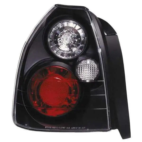 Jeu de feux arrière pour Honda Civic 3 portes 19962001  Noir