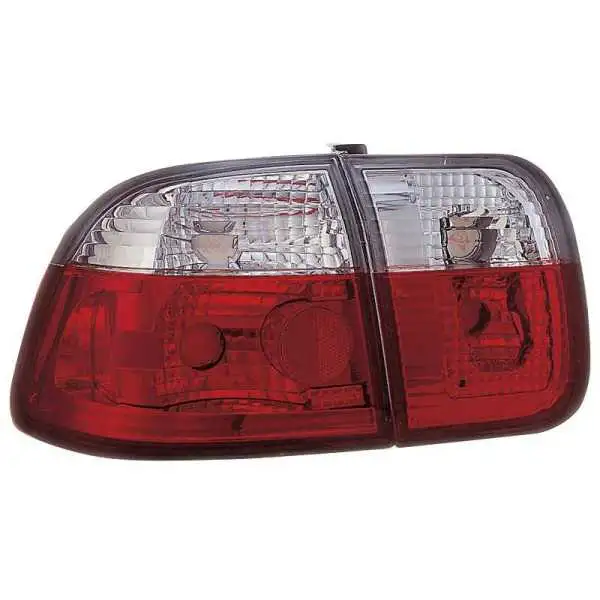 Jeu de feux arrière pour Honda Civic Sedan 19962001  RougeClair