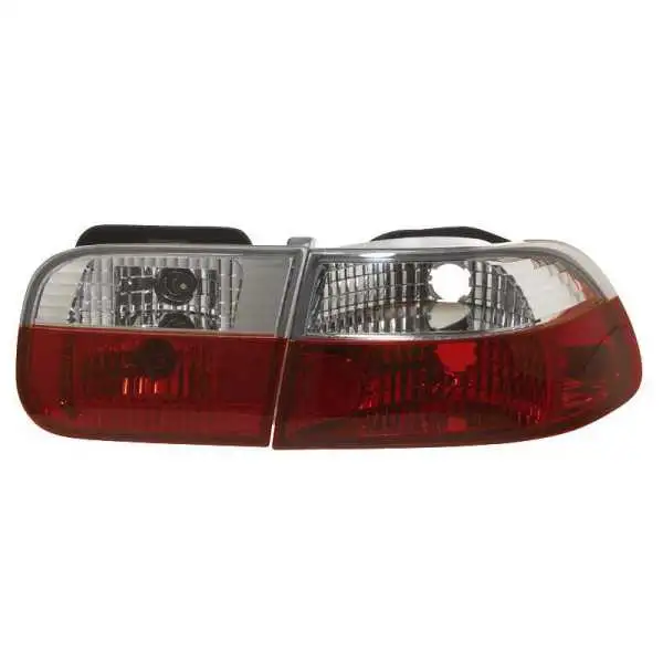 Jeu de feux arrière pour Honda CoupéBerline 19921995  RougeCristal