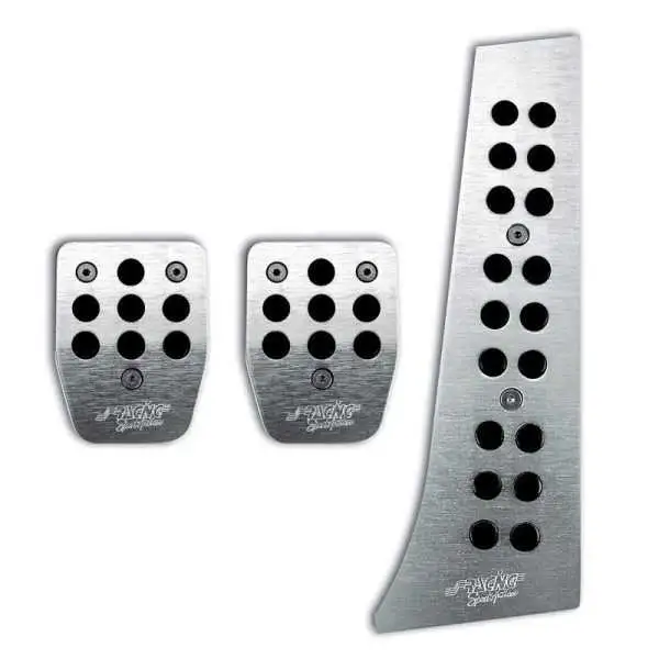 Jeu de pédales Simoni Racing Special  Aluminium BrosséCaoutchouc Noir