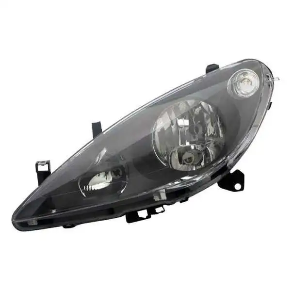 Jeu de phares adaptables pour Peugeot 307 20012005  Noir