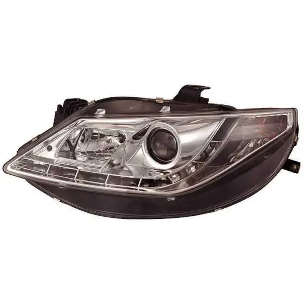 Jeu de phares avec DRL pour Seat Ibiza 6J 35 portes 20082012  Chrome