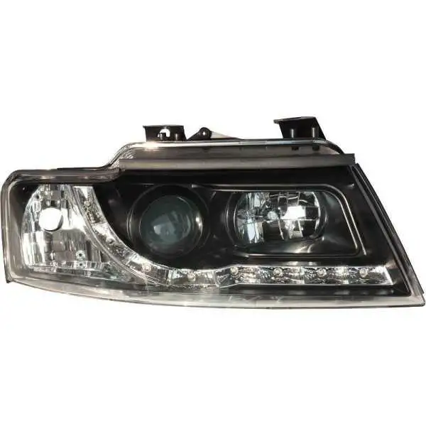 Jeu de Phares DRLLook pour Audi A4 B6 Cabrio 2002  Noir